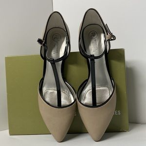 Kitten Heel T Strap Shoes